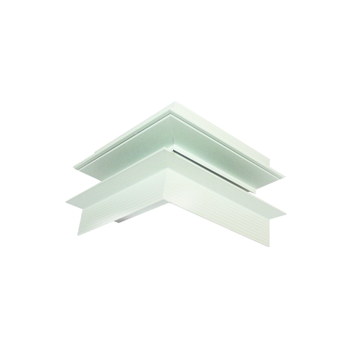 MATTE WHITE 90° OUTER CORNER FOR MAGNETIC TRIMLESS TRACK