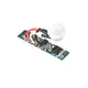 PIR SWITCH SENSOR 2M 40SEC 8A D43X10MM FOR ALUM PROFILES
