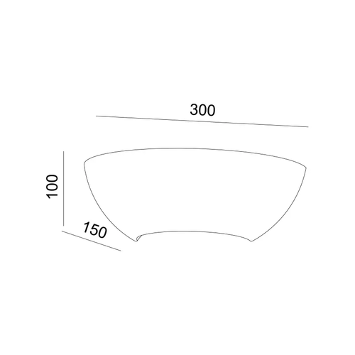 ^ГИПС СТЕННА ЛАМПА  1XΕ27 ХЕРЛО 30x15x10,2CM - изображение 3