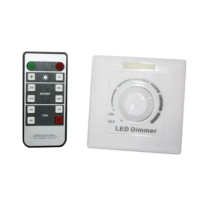 ЛЕД ЗА СТЕННА ТРИАК ДИММЕР  200W 220V AC & RF ОТДАЛЕЧЕН