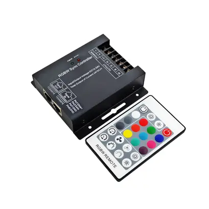 RGBW LED КОНТРОЛЕР 24A 288W / 12V 576W / 24V И RF ДИСТАНЦИОННО УПРАВЛЕНИЕ