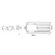 LED УЛИЧЕН ОСВЕТИТЕЛ 150W 15000LM 4000K 120X50˚ КЛАС I 230V AC IP66 - изображение 2