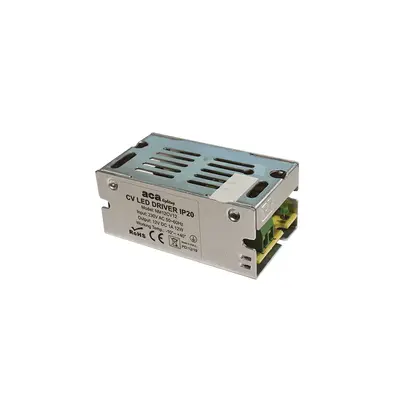 МЕТАЛЕН CV LED ДРАЙВЕР 12W 230V AC-12V DC 1A IP20 С КЛЕМА