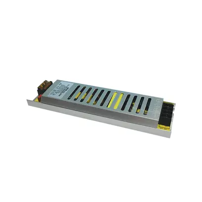ТЪНЪК МЕТАЛЕН CV LED ДРАЙВЕР 100W 230V AC-12V DC 8.3A IP20 С КЛЕМА