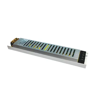 ТЪНЪК МЕТАЛЕН CV LED ДРАЙВЕР 150W 230V AC-12V DC 12.5A IP20 С КЛЕМА