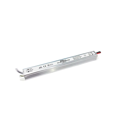 ЛИНЕЕН МЕТАЛЕН CV LED ДРАЙВЕР 24W 230V AC-12V DC 2A IP20 С КАБЕЛИ