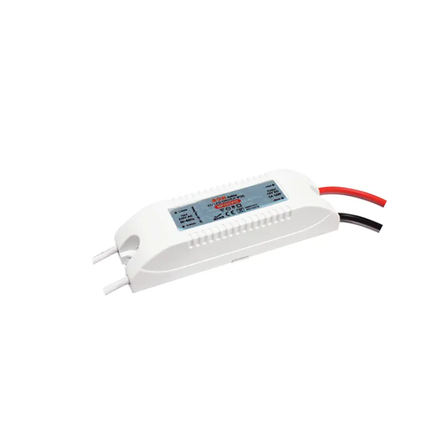 МИНИ ПЛАСТМАСОВ CV LED ДРАЙВЕР 12W 230V AC-12V DC 1A IP20 С КАБЕЛИ