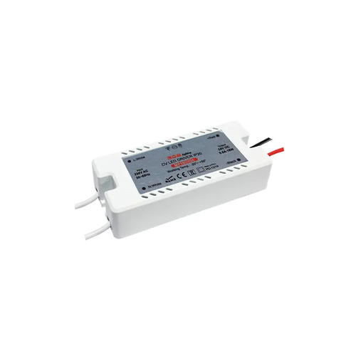 МИНИ ПЛАСТМАСОВ CV LED ДРАЙВЕР 18W 230V AC-24V DC 0.8A IP20 С КАБЕЛИ