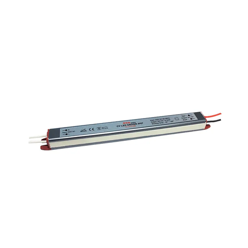 ЛИНЕЕН МЕТАЛЕН CV LED ДРАЙВЕР 24W 230V AC-24V DC 1A IP67 С КАБЕЛИ