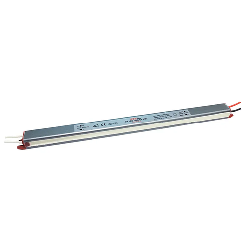 ЛИНЕЕН МЕТАЛЕН CV LED ДРАЙВЕР 48W 230V AC-12V DC 4A IP67 С КАБЕЛИ