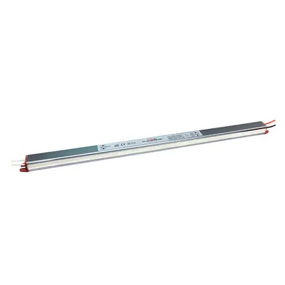 ЛИНЕЕН МЕТАЛЕН CV LED ДРАЙВЕР 60W 230V AC-12V DC 5A IP67 С КАБЕЛИ