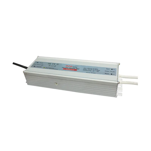 МЕТАЛЕН CV LED ДРАЙВЕР 200W 230V AC-12V DC 16.7A IP67 С КАБЕЛИ