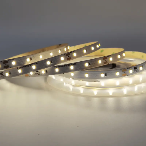 LED SMD ЛЕНТА 24V DC 12W/M 4000K 1250LM/M IP20 10MM CRI80 OSRAM 2835 60LEDS/M 3SDCM 5M РОЛКА 5 ГОДИНИ - изображение 2