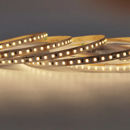 LED SMD ЛЕНТА 24V DC 14.4W/M 3000K 1440LM/M IP20 8MM CRI90 OSRAM 2835 120LEDS/M 3SDCM 5M РОЛКА 5 ГОДИНИ - изображение 2