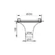 ^CEILING LUMINAIRE 1XGU10 TRIMLESS GYPSUM D23XH15CM AVA - изображение 3