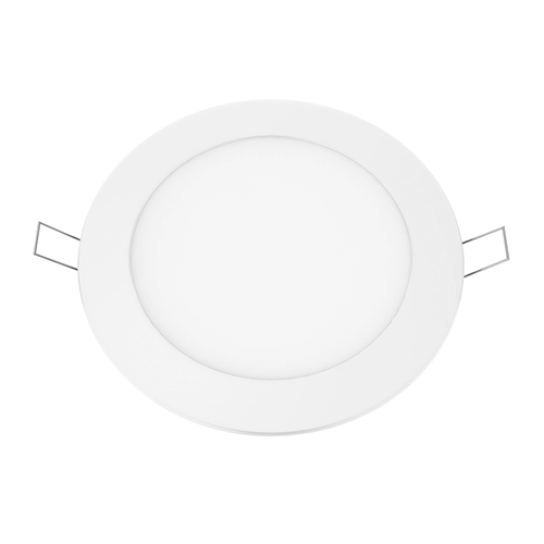 LED ТЪНЪК ПАНЕЛ БЯЛ КРЪГЪЛ ЗА ВГРАЖДАНЕ 12W 6500K 1100Lm Φ170mm 230V AC Ra80