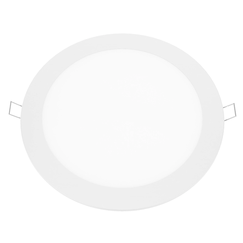 LED SLIM PANEL WHITE ROUND REC. 18W 6500K 1800Lm Φ220mm 230V AC Ra80