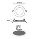 LED SLIM PANEL WHITE ROUND REC. 6W 6500K 470Lm Φ119mm 230V AC Ra80 - изображение 2