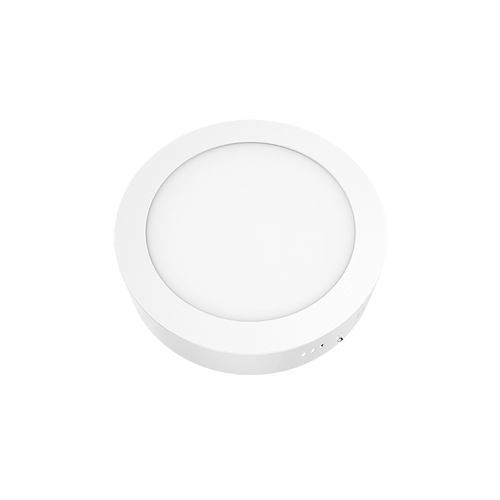 LED ТЪНЪК ПАНЕЛ БЯЛ КРЪГЪЛ ЗА ВЪНШЕН МОНТАЖ 12W 3000K 1040Lm Φ160mm 230V AC Ra80