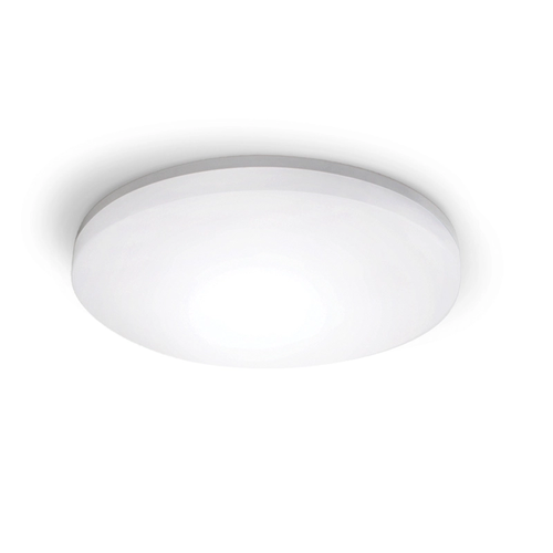 PLAFE24CCTRMIC	WHITE ROUND LED CEIL. LUMINAIRE WITH MICRO SENSOR 24W 2400Lm CCT(3000/4000/6500K) Φ280mm 120° 230V IP54 Ra80