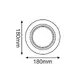 SPOT AR111 XMC SINGLE WHITE ROUND Φ180 - изображение 2