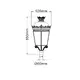ROUND POLE HEAD D60 520Χ850 BLACK RALC0026 - изображение 2