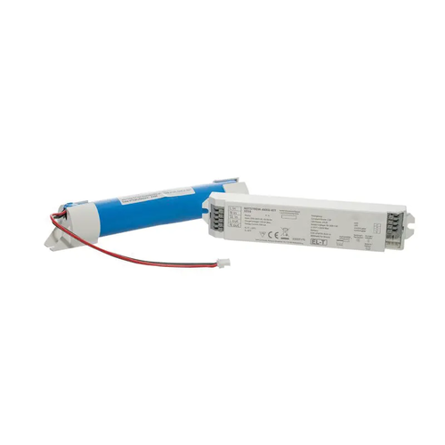 LED АВАРИЕН КОМПЛЕКТ 3 ЧАСА КОНВЕРТОР 50-300VDC Max.5W И БАТЕРИЯ LiFePO4 6.4V 3Ah