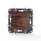 PRIME 1 GANG 2 WAY SWITCH SCREWLESS 1P 10AX 250VAC IP20 WOOD