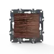 PRIME 2-КЛЮЧОВ 2-ПОЛЮСЕН ПРЕВКЛЮЧВАТЕЛ БЕЗ ВИНТОВЕ 1+1P 10AX 250VAC IP20 ДЪРВО
