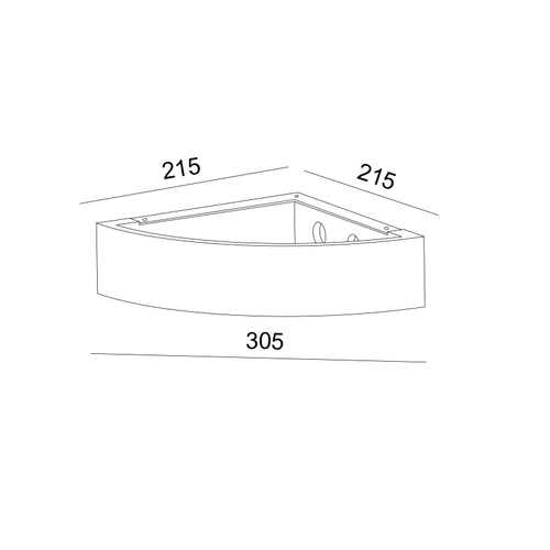 ГИПСОВ ЪГЛОВ АПЛИК ЕСТЕСТВЕН 215Χ215 2ΧG9 CORNER - изображение 3