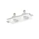 ROUND DOUBLE GYPSUM TRIMLESS SPOTLIGHT 260*130*45 REMY 2*GU10