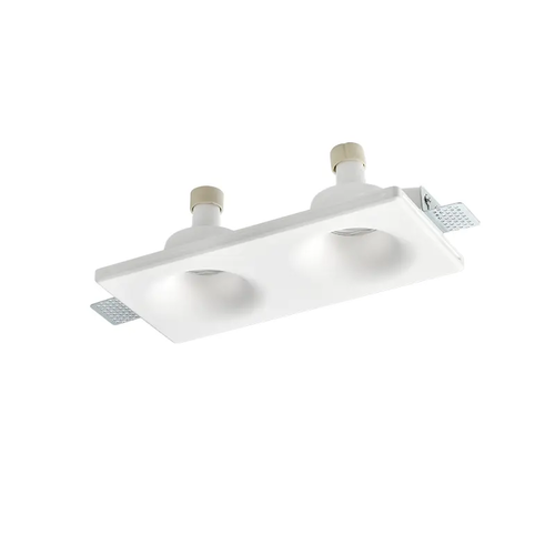 ROUND DOUBLE GYPSUM TRIMLESS SPOTLIGHT 260*130*45 REMY 2*GU10