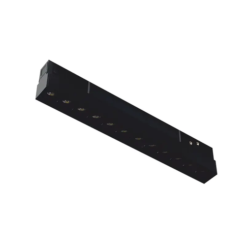 МАТОВО ЧЕРЕН МАГНИТЕН ЛИНЕЕН 48V DC 12W 3000K 1000LM 36° OSRAM RA90 L220MM