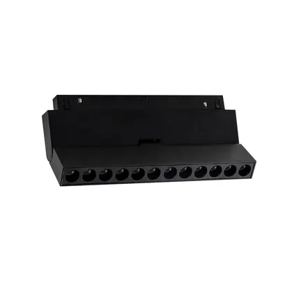 МАТОВО ЧЕРЕН МАГНИТЕН ПОДВИЖЕН ЛИНЕЕН 48V DC 12W 4000K 1080LM 24° OSRAM RA90 L220MM