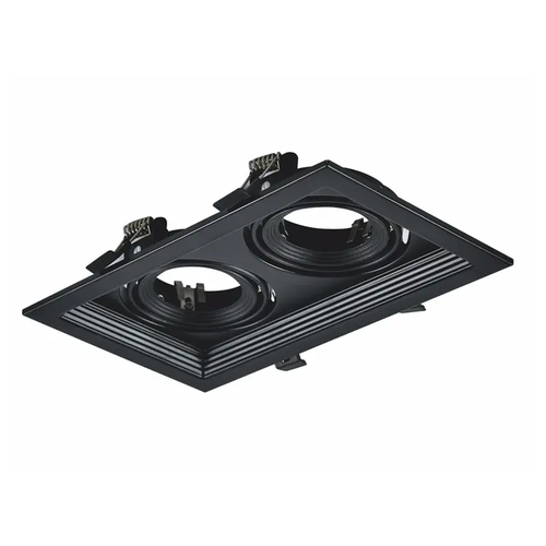 BLACK COLOR SPOT 2xGU10 130x225