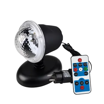 КОЛЕДА 6W LED ПРОЕКТОР С 3 МОДЕЛА, IR ДИСТАНЦИОННО УПРАВЛЕНИЕ, СТОИКА И 3M КАБЕЛ