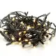 RUBBER WIRE 100 LED STRING LIGHTS (PER 10cm), WARM WHITE, CONNECTABLE (MAX 20 SETS), IP44, 10m
