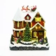 LED WW HOUSE SLEIGH TREE MOVEM.MUSIC ADAPT:4.5V BATT:3XAA (NOT INCL) 26,5*19*28,5cm