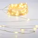 100 LED СТРУННИ СВЕТЛИНИ, МЕДЕН КАБЕЛ, WW С БАТЕРИИ 3AA  8 ФУНКЦИИ IP44 ДЪЛЖИНА 10m 0,3m ПРОЗРАЧЕН КАБЕЛ