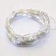 200 CW SOLAR LEDS, COPPER WIRE STRING LIGHTS, BAT., SOLAR & 8 FUNCTIONS, SILVER WIRE, IP44, 20m+2m