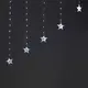 222CW LED CURTAIN STARS TRANSPARENT COPPER WIRE ADAPT CONN MAX 3 SETS  3m*1.2m  8 FUNCTION IP20 3m LEAD CABLE