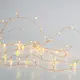 ^ 300 КЛЪСТЕР LED НИЗ СВЕТЛИНИ, WW, СРЕБРО МЕДНА ТЕЛ, АДАПТЕР (4.5VDC) & 8 ФУНКЦИИ, IP44, 3M + 3M, 6W