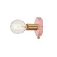 ОСВЕТЛЕНИЕ ЗА СТЕНА 1ΧΕ27 МЕТАЛНА РОЗОВО+ МЕСИНГ Φ12CM JOY