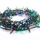 100LED STRING LIGHTS PER 5cm MULTICOLOR ADAPTOR 31VDC & CONNECTABLE MAX 6 SETS IP44 3m GREEN CABLE
