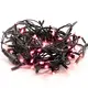 ГУМЕН ПРОВОДНИК 100 LED STRING LIGHTS (НА 10cm), ЧЕРВЕН, СВЪРЗВАЩ СЕ (MAX 10 КОМПЛЕКТА), IP44, 10m