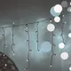 ^144 LED RUBBER ICICLE LIGHT, CW, CONNECT. (MAX 10), STEADY,IP44, 300x60cm, 1,5M LEAD CABLE