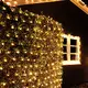 ^ 240 СВЕТКАВИЦА LED ΝΕΤ СВЕТЛИНИ, WW, АДАПТИРАНЕ. (31VDC), IP44, 200x150cm, ЗЕЛЕН КАБЕЛ