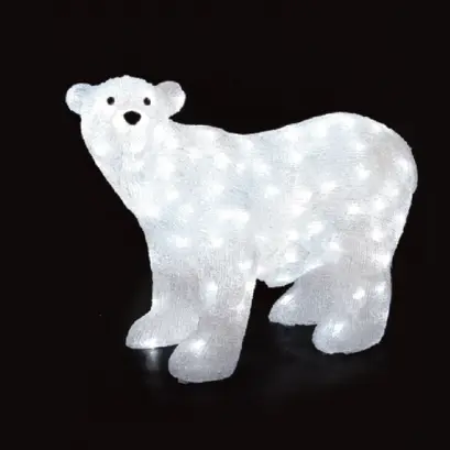 АКРИЛНА ОБРАТНО МЕЧКА 240 LED CW IP44 97 * 42 * 75 см 30 см ОЛОВЕН КАБЕЛ