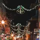 ДВОЙНИ КАМБАНИ 288LED МОТИВ 8м LED СВЕТЕЩ МАРКУЧ, ЧЕРВЕНО-ЗЕЛЕНО-ЖЪЛТО IP44 75x58см 1,5м  КАБЕЛ - изображение 2