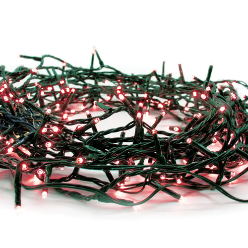 300LED STRING LIGHTS PER 5cm MULTICOLOR ADAPTOR 31VDC & CONNECTABLE MAX 2 SETS IP44 3m GREEN CABLE